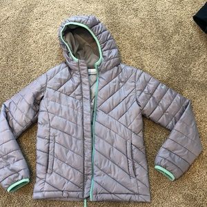 Girls Grey Columbia Coat